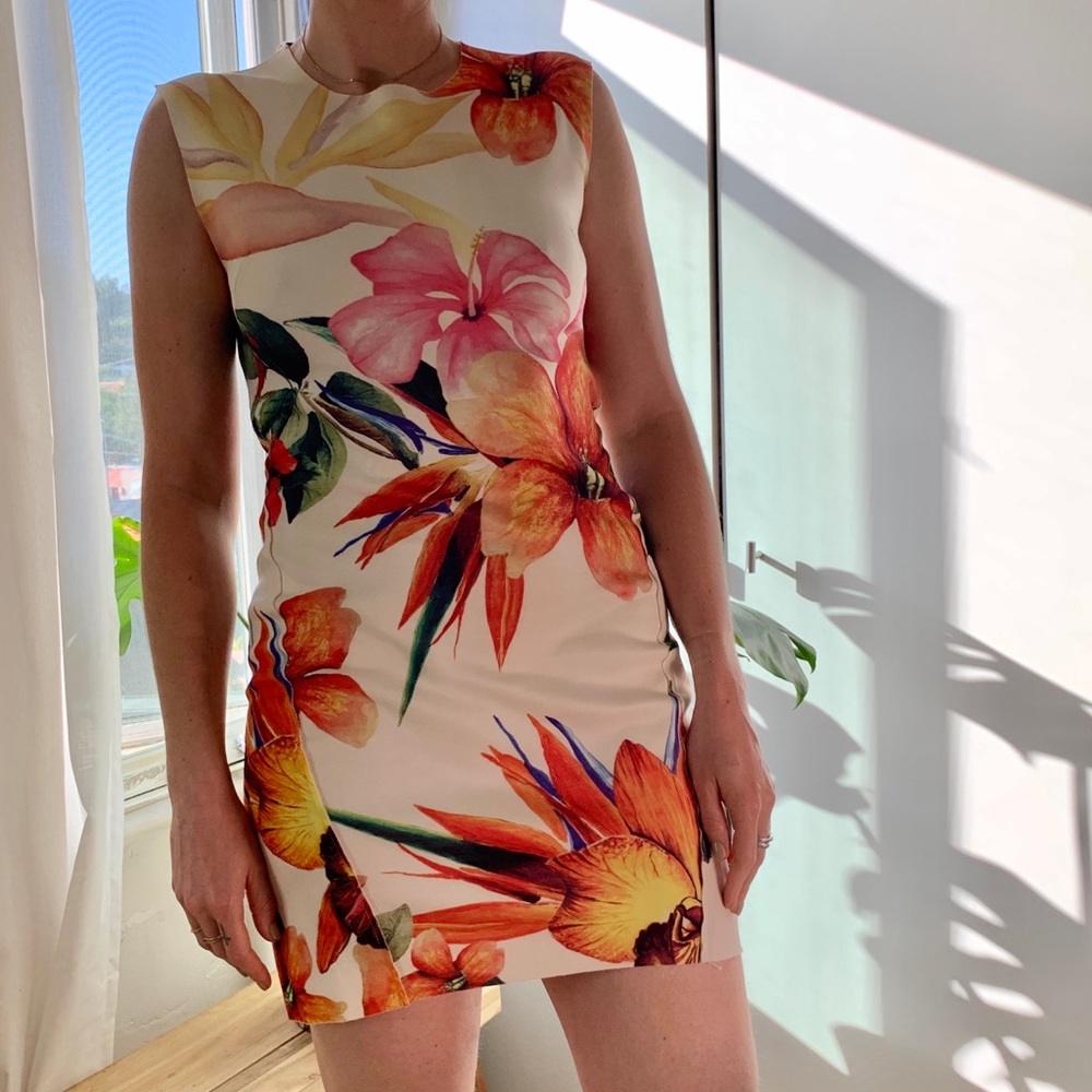 Tropical Shift Dress